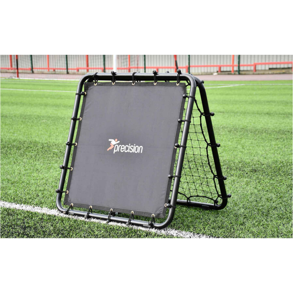 80x80cm Heavy Duty Double Sided Football Rebounder - Garden Ball Return Training