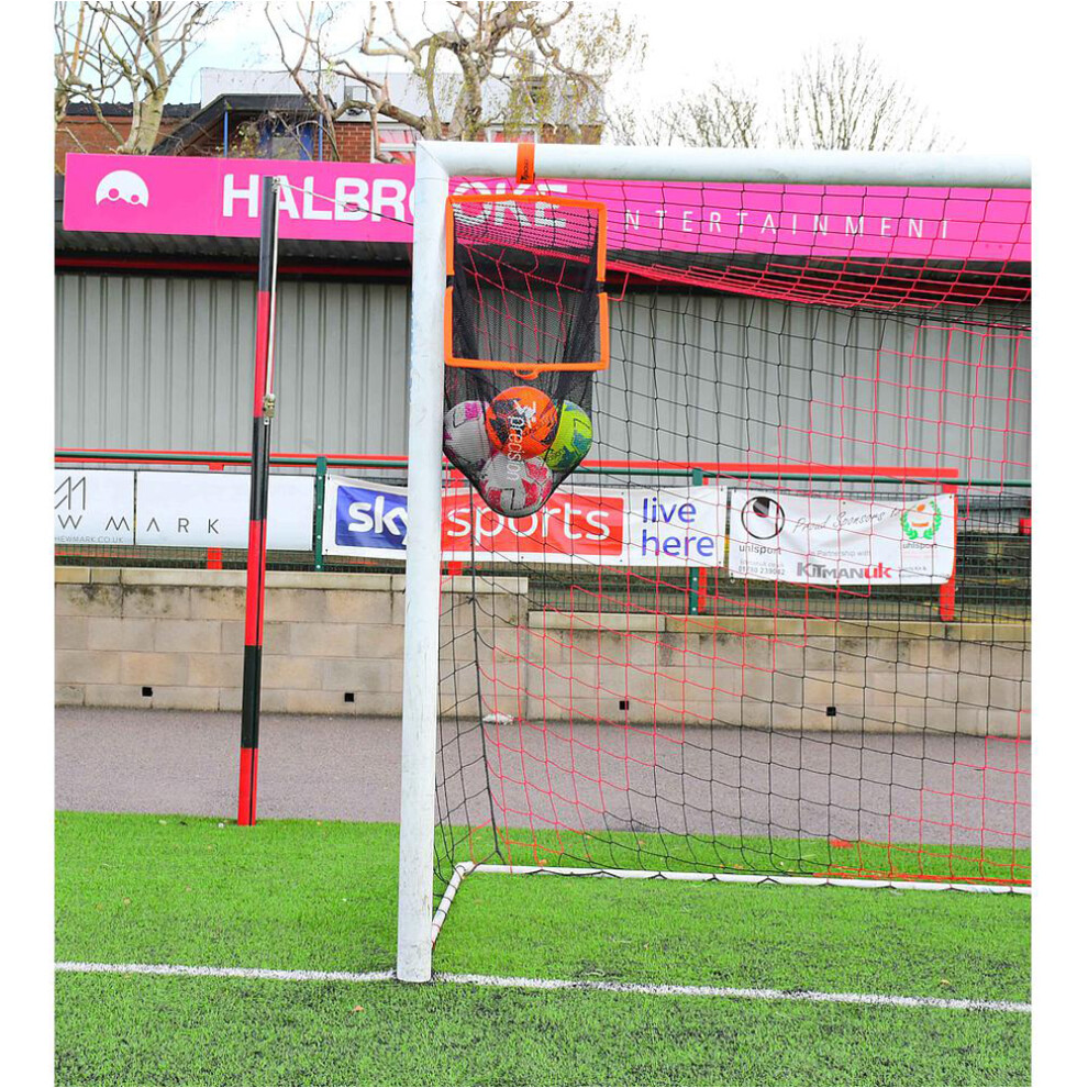 10 Ball Top Bins Shot Target Crossbar Net Carry Bag - Accuracy Training Adapter