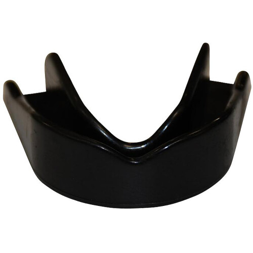 Loops Essential Boil & Bite Mouthguard - JUNIOR BLACK - Latex Free Teeth Protector