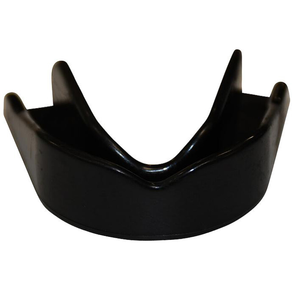 Loops Black Essential Boil & Bite Mouthguard - Junior - Latex Free Teeth Protector