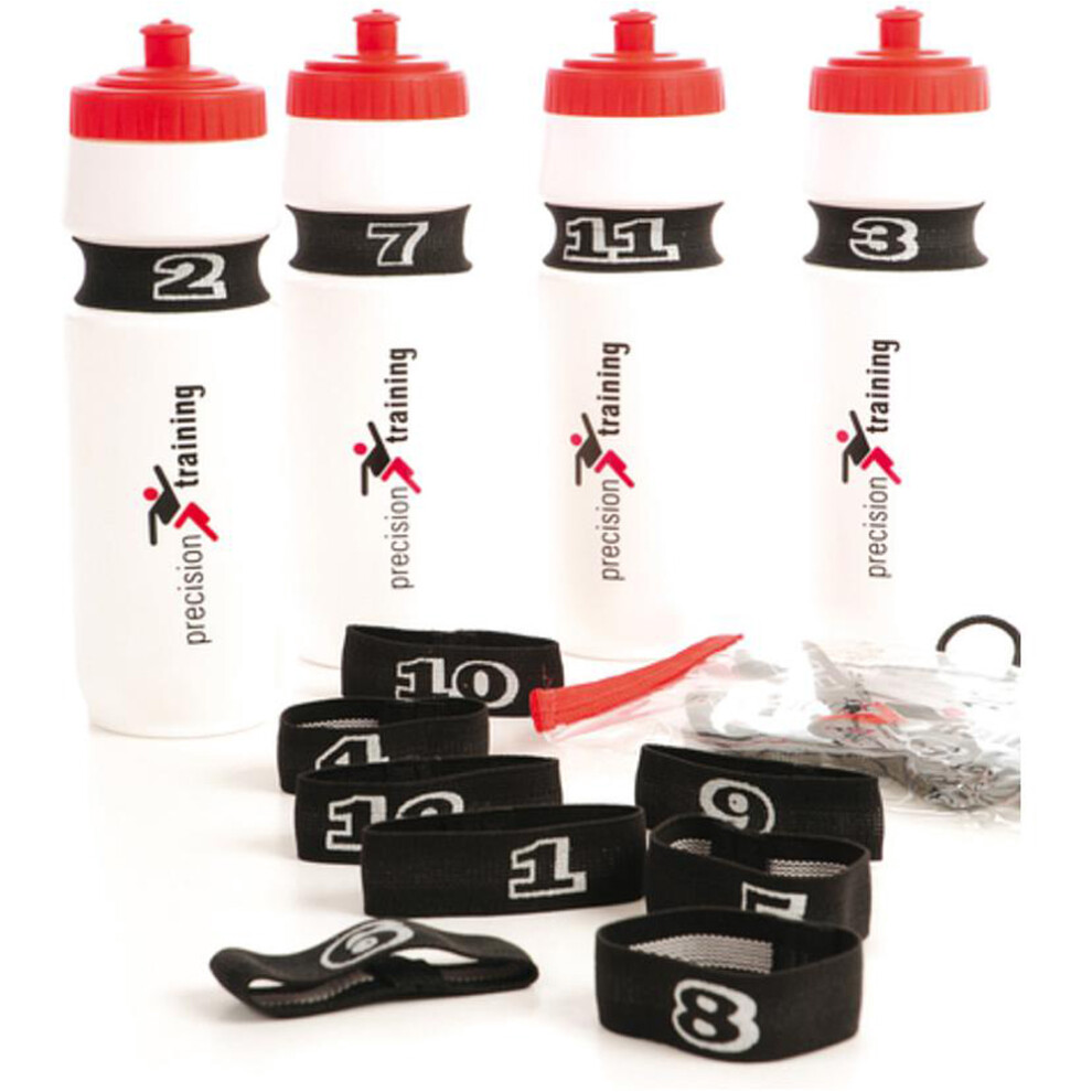 1-17 Elastic Sports Water Bottle Numbers Set - Fits Most Standard Water Bottles