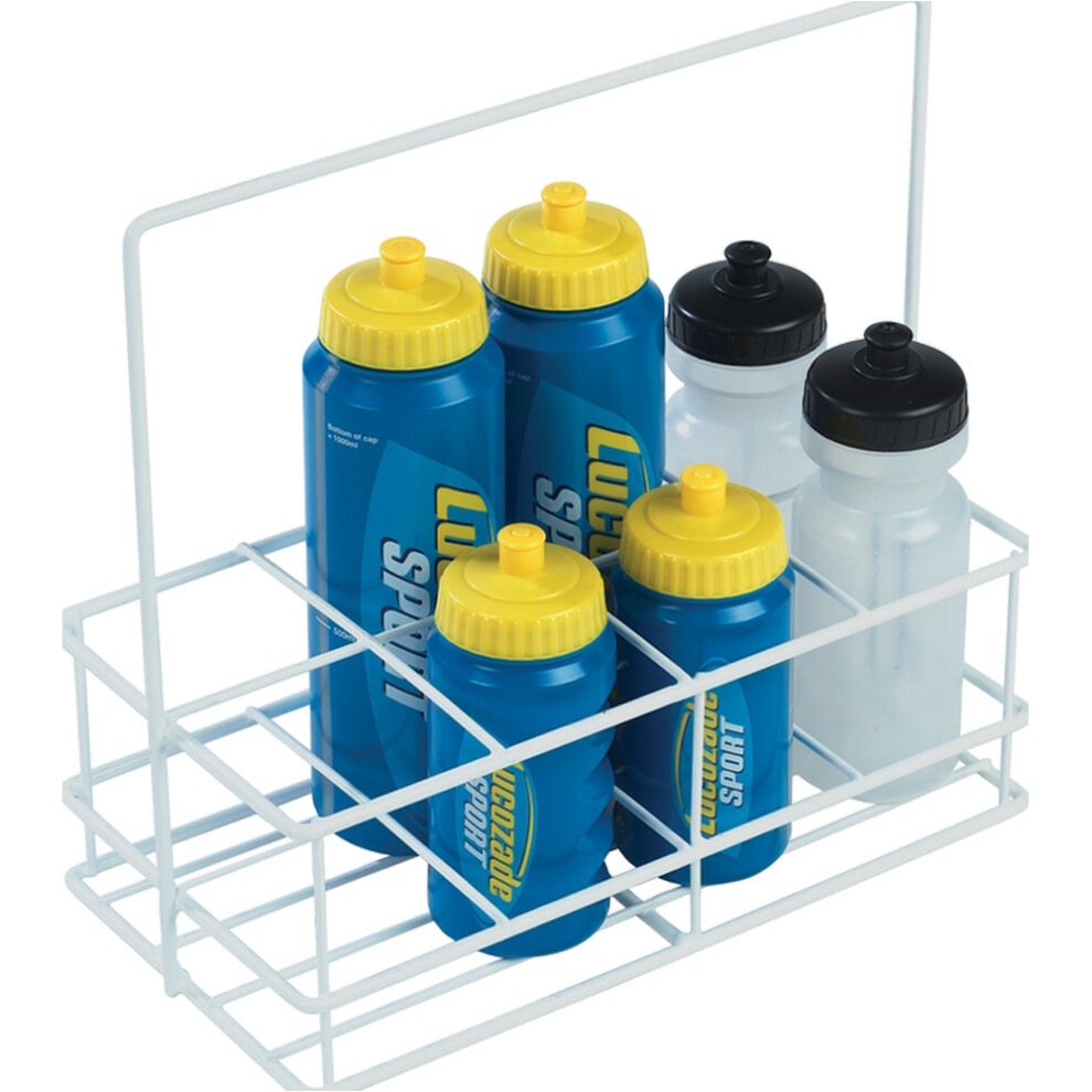 Sports Water Bottle Carrier Holder - HOLDS 8 BOTTLES - Football Team Storage