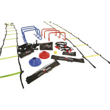 Football Athletics Speed & Agility Kit - Ladder Hurdle Markers Chute Resistance