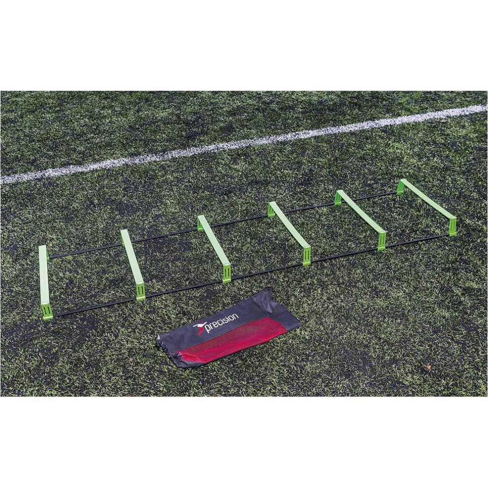 Loops Height Adjustable / Flat Agility Training Ladder - Football Training Footwork