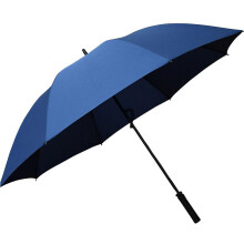30" Fiberglass Golf Umbrealla - NAVY - Comfort Handle & Lightweight Brolly