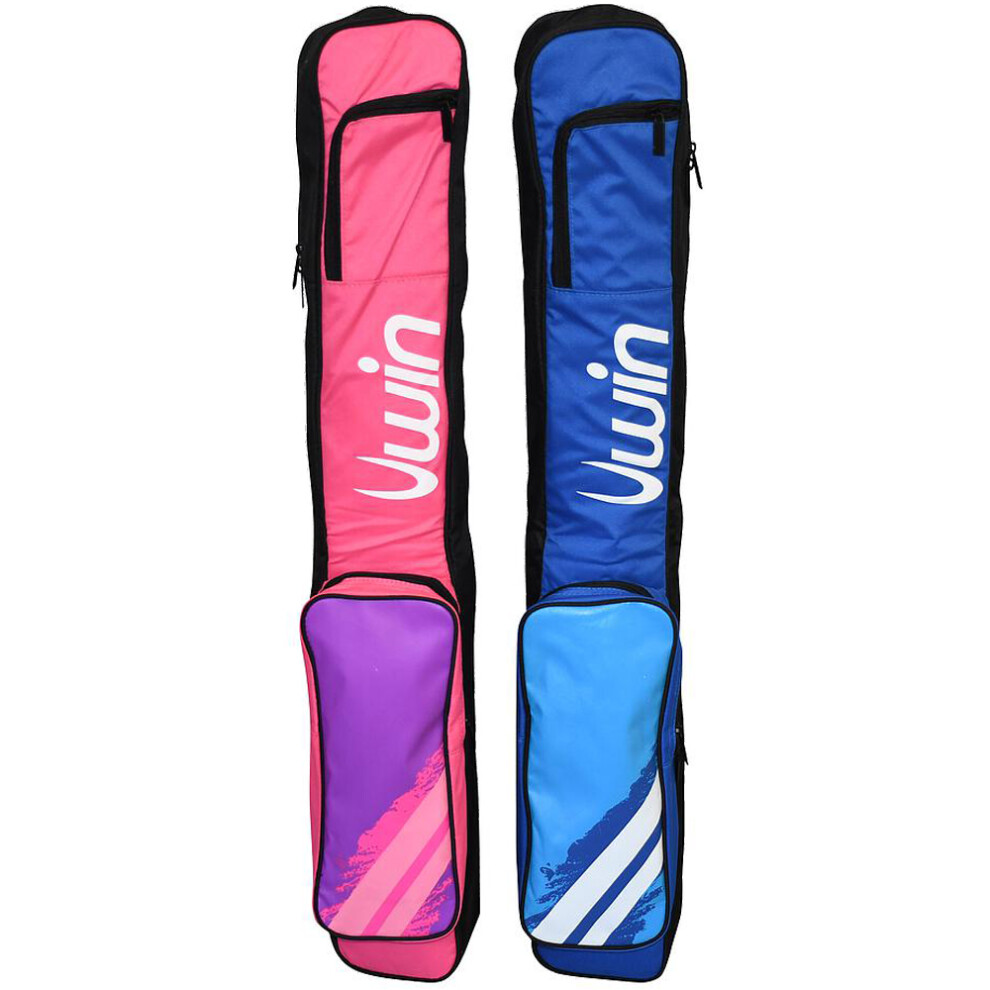 Loops Hockey Stick & Kit Carry Bag - Black/Grey - Holds 2/3 Sticks Adjustable Strap