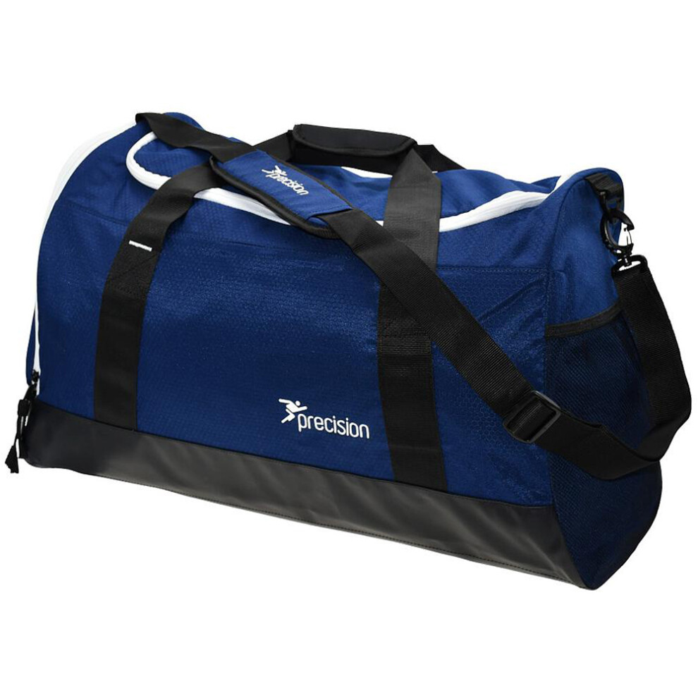 62x30x35cm Medium Holdall Bag - NAVY/WHITE 65L Rip Stop Gym & Sports Traning Kit