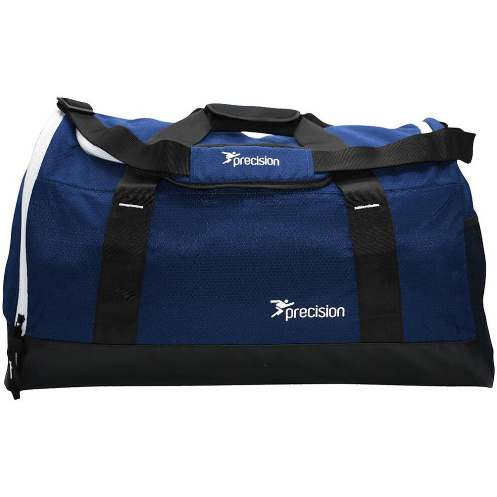 68x39x36cm Large Team Holdall Bag - NAVY/WHITE 95L Rip Stop Gym & Sports Traning