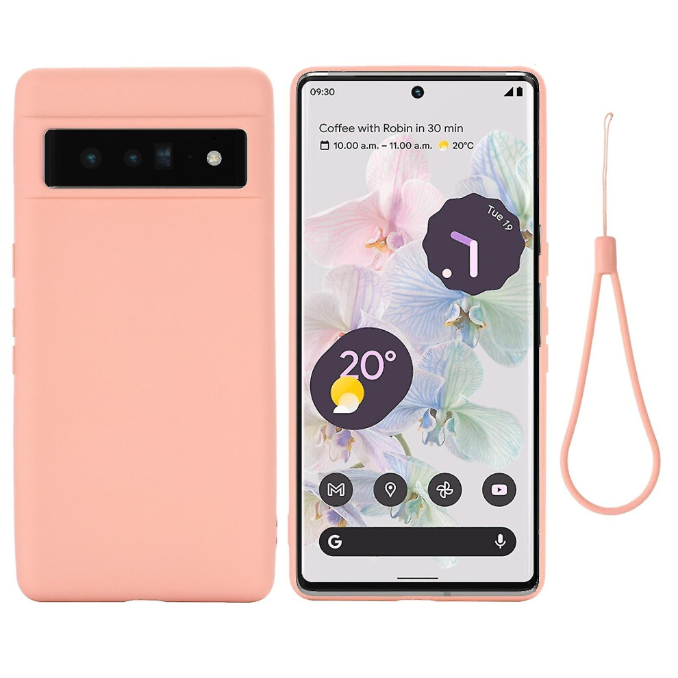 (Pink) Liquid Silicone Case For Google Pixel 7 Pink 9048217113015