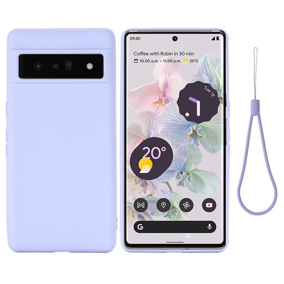 (Purple) Liquid Silicone Case For Google Pixel 7 Purple 9048217113022