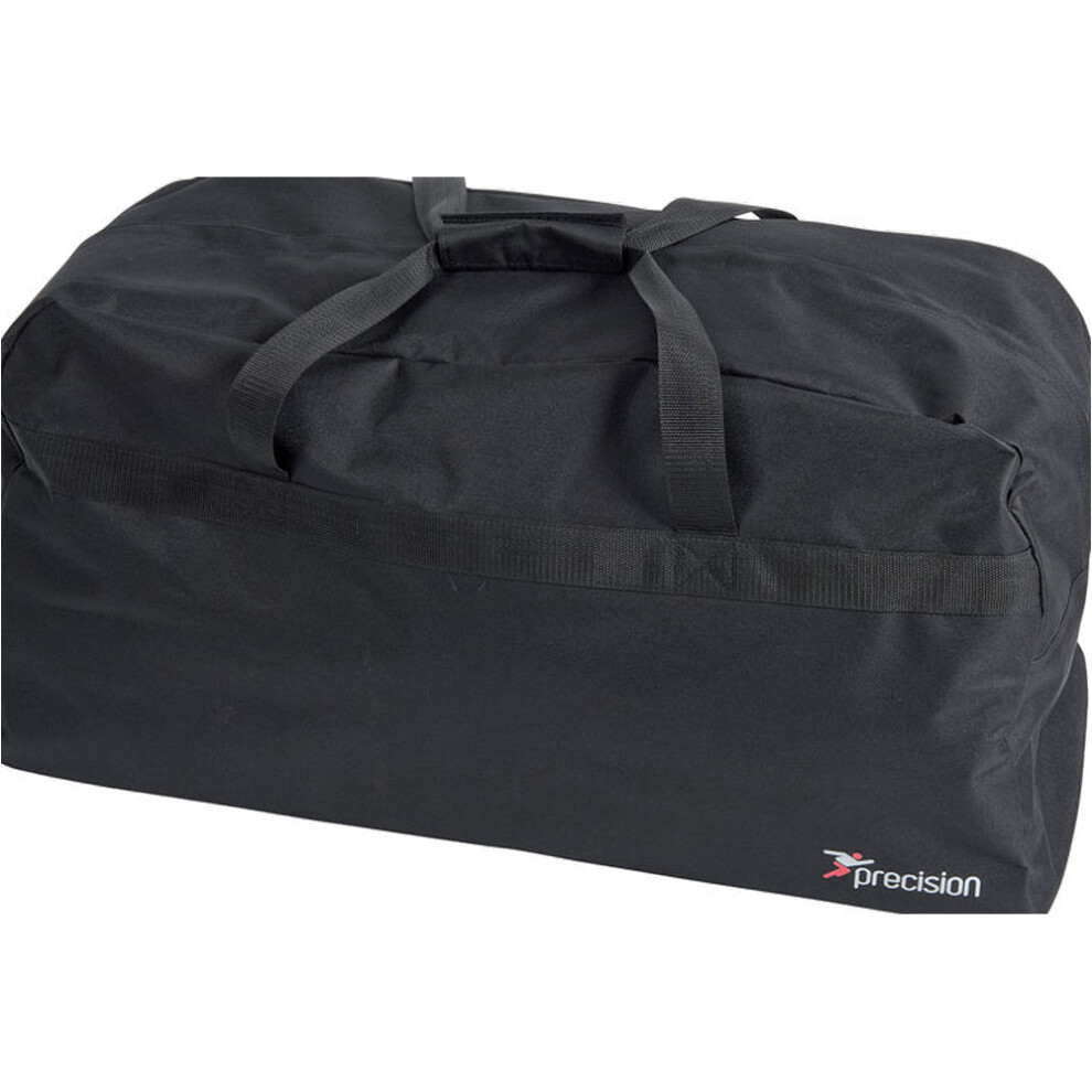 74x30x40cm Black Team Kit Bag - PVC Zip Stud Feet 2x Carry Handles Gym Holdall-image-OPC-PDNSH2G-NEW