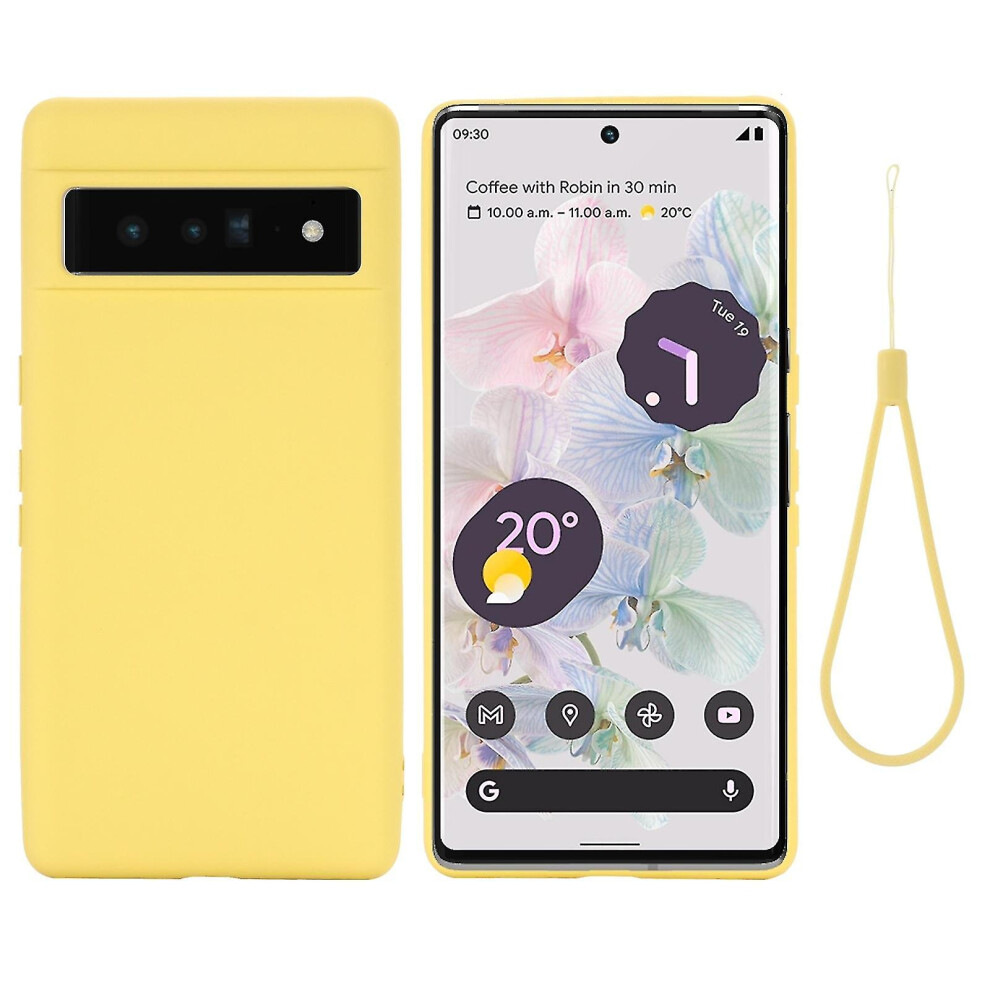 (Yellow) Liquid Silicone Case For Google Pixel 7 Yellow 9048217113046