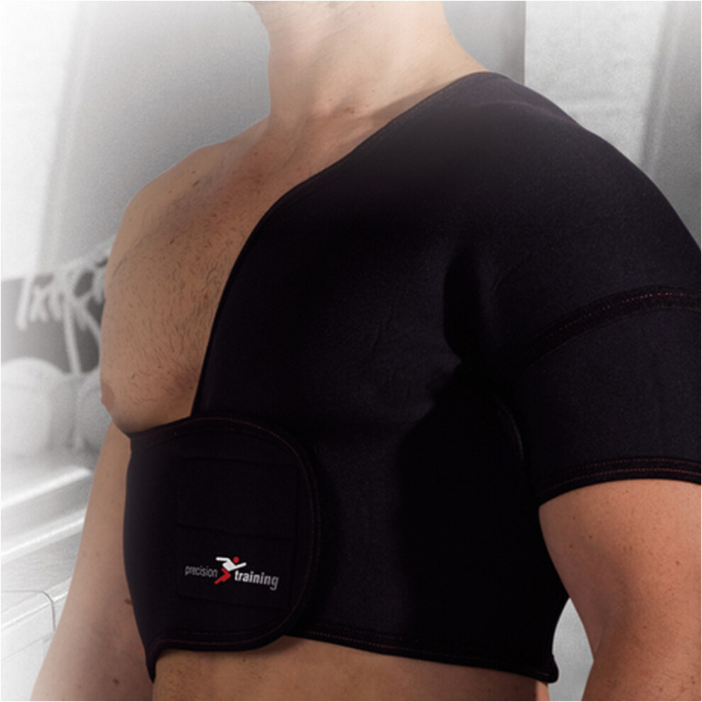 LARGE Left Side Half Shoulder Support - Dislocation Rheumatic Relief Compression