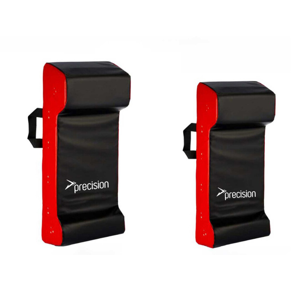 Loops Junior Rugby Tackle Bag Double Wedge Hit Shield - Handheld Training Pad 81X34cm