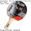 Loops 2 STAR Table Tennis Bat - 1.5mm Sponge 5mm Blade Flared Handle Racket Ping Pong 2