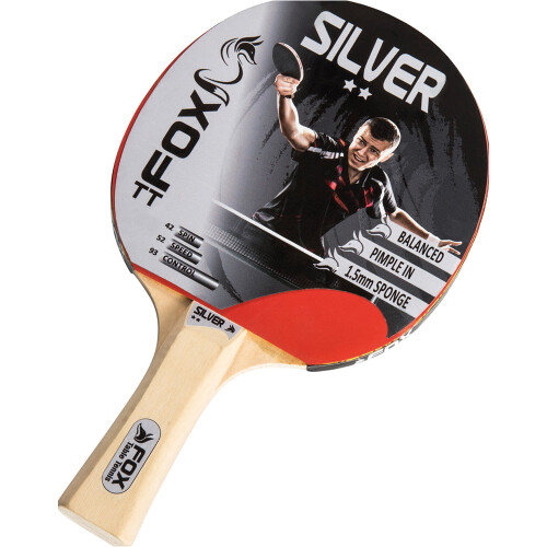 Loops 2 STAR Table Tennis Bat - 1.5mm Sponge 5mm Blade Flared Handle Racket Ping Pong