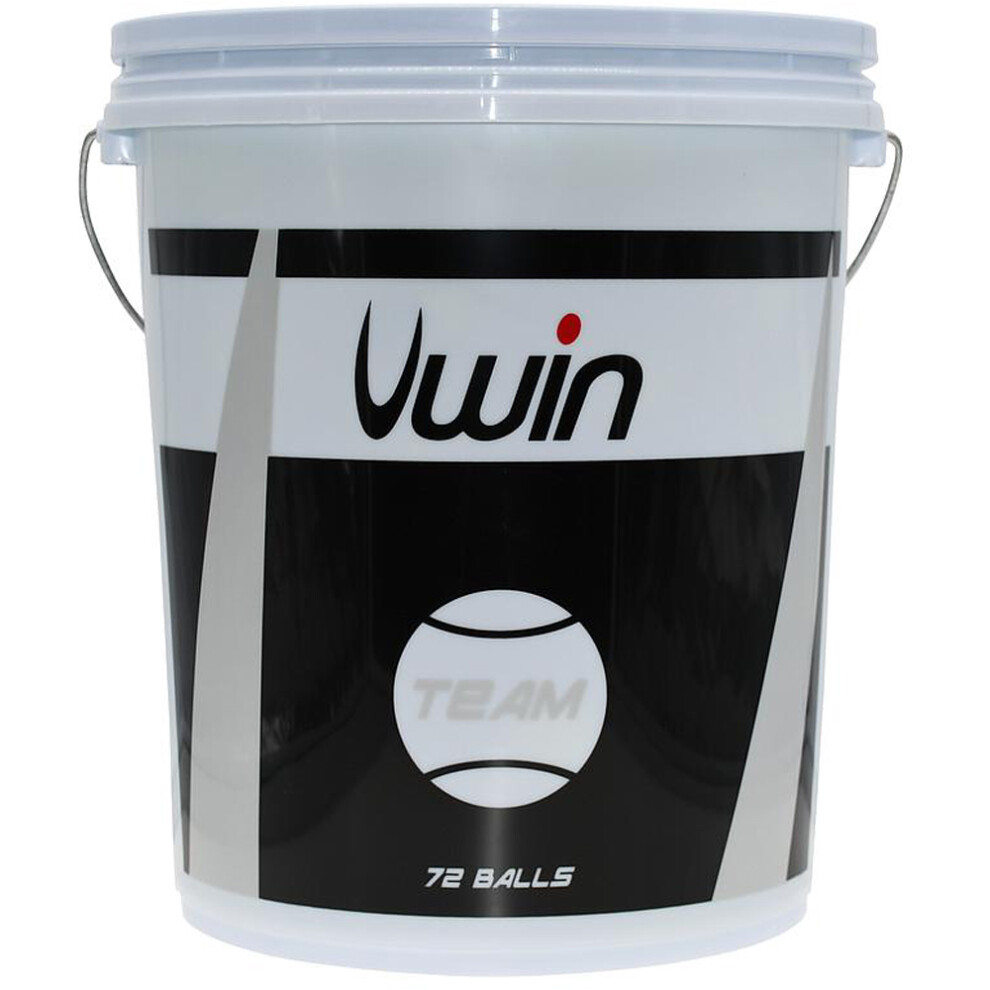 Team Pack Tennis Ball Bucket - 72x Training Balls - Premium Woven Felt BULK