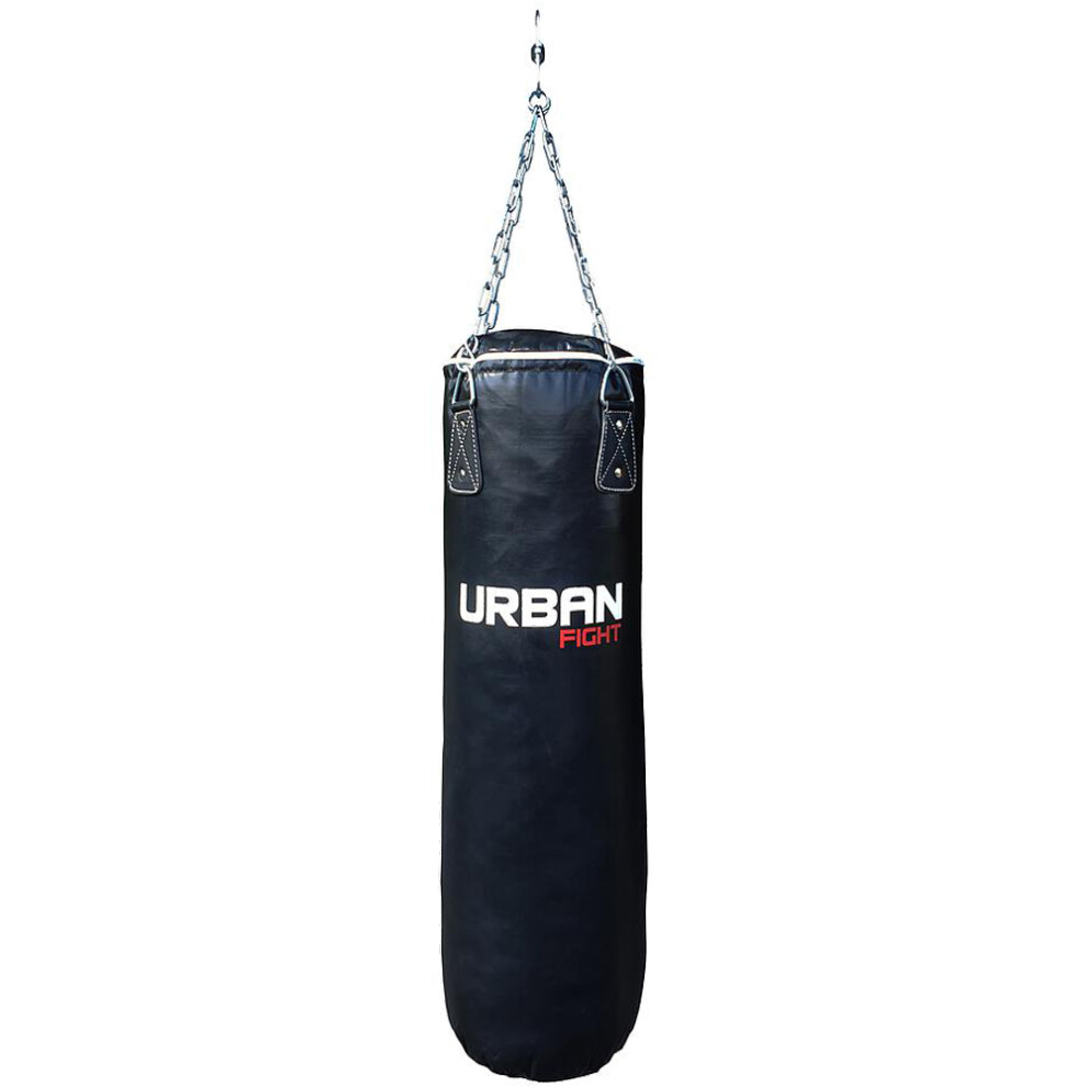 120cm 30KG Training PU Punch Bag - Ready Filled & Heavy Duty Chains Exercise Gym