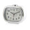Ravel Ravel Mid sized Bedside Quartz Alarm Clock - White / Silver RC042.4C 1