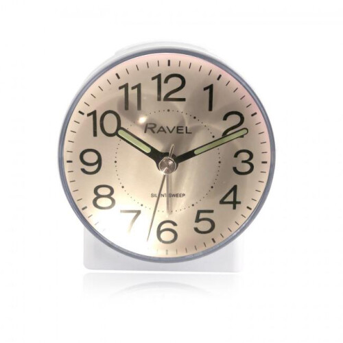 Ravel Ravel Round Mid Sized Bedside Quartz Alarm Clock RC039.4 1