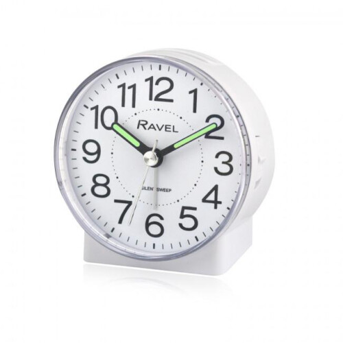 Ravel Ravel Round Mid Sized Bedside Quartz Alarm Clock RC039.4
