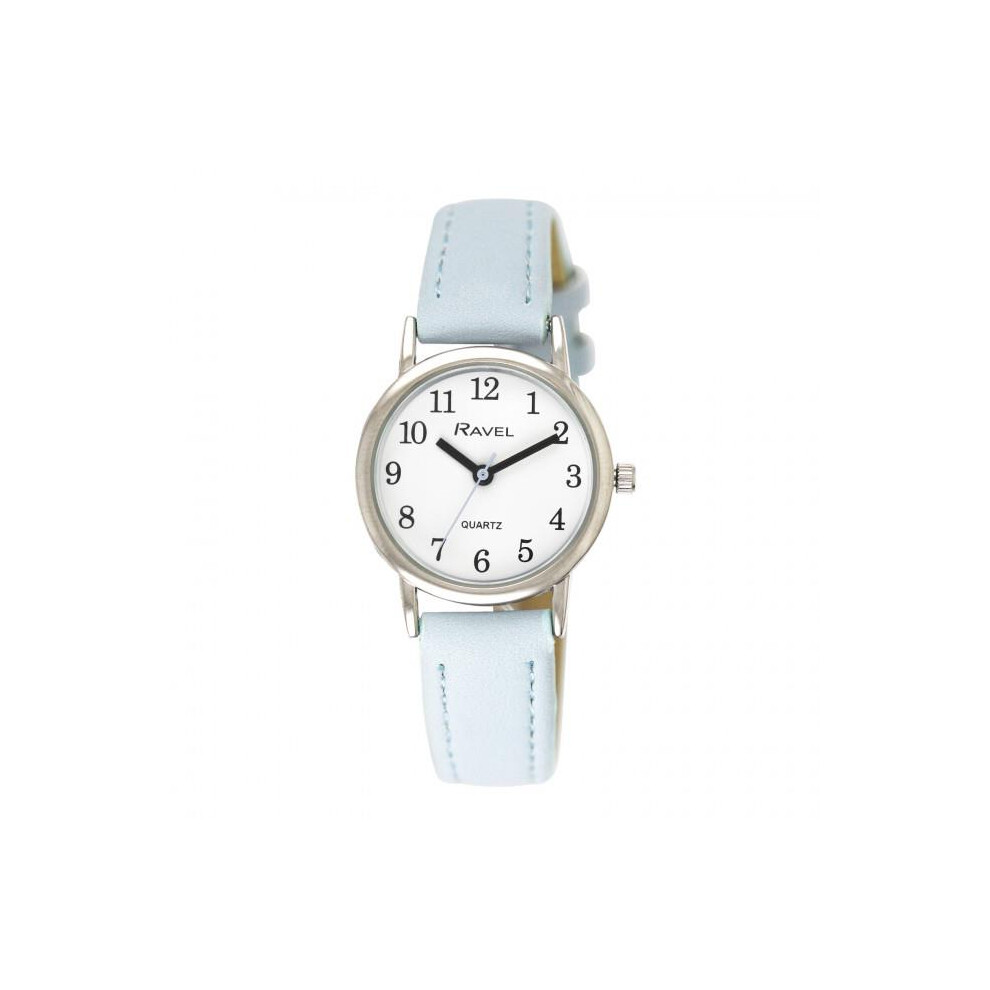 Ravel Womens Classic Strap Watch Light Blue Watch R0137.06.2