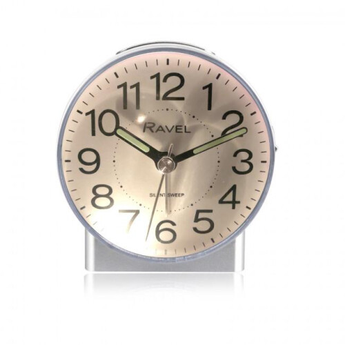 Ravel Ravel Round Mid Sized Bedside Quartz Alarm Clock RC039.2 2