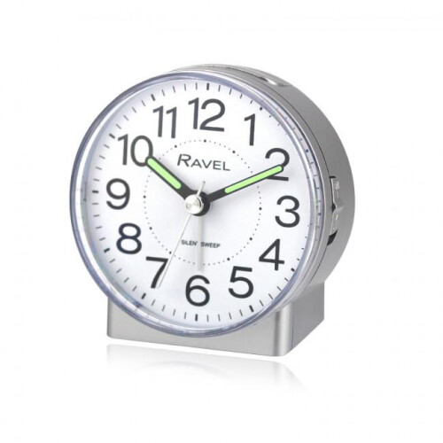 Ravel Ravel Round Mid Sized Bedside Quartz Alarm Clock RC039.2