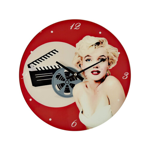 WIDDOP and Co. Widdop and Co Marilyn Glass Wall Clock - W9726