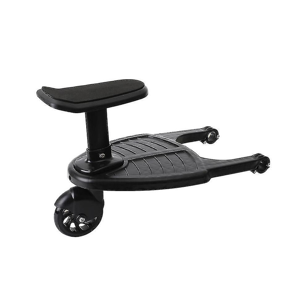 Universal 2in1 Stroller Ride Board With Detachable Seat Second Child Artifact Child Rider Stroller Attachment With Saddle Seat