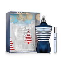 Jean Paul Gaultier Le Male In The Navy 2 Pcs Set: 6.8 Eau De Toilette Spray + 0.34 Oz Eau De Toilette Spray