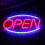 Neon Open Sign For Shop With Two Light Modes 1