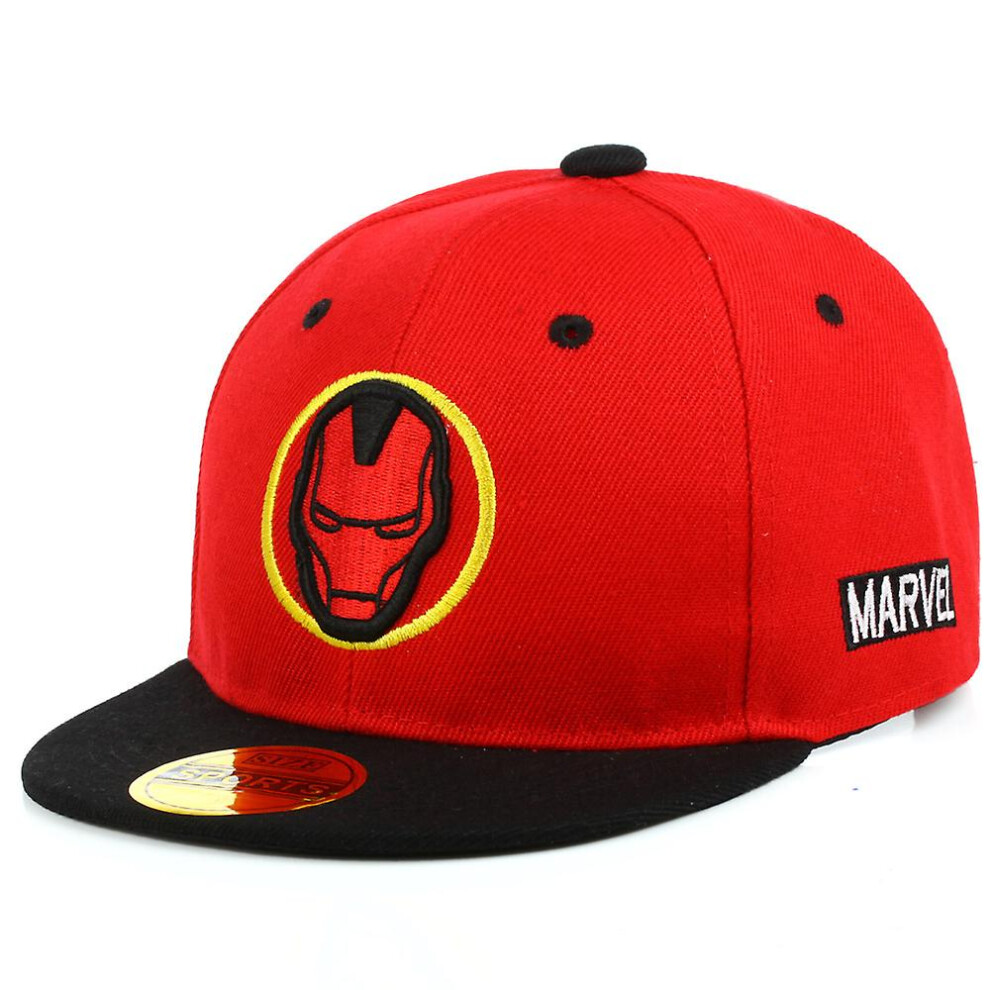 (Red) Iron Man Baseball Cap Kids Adjustable Sun Hat