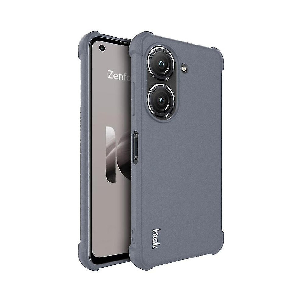 (Grey) Imak For Asus Zenfone 10 5G Matte Phone Protective Case Soft Tpu Shockproof Back Cover Grey 9033322357393