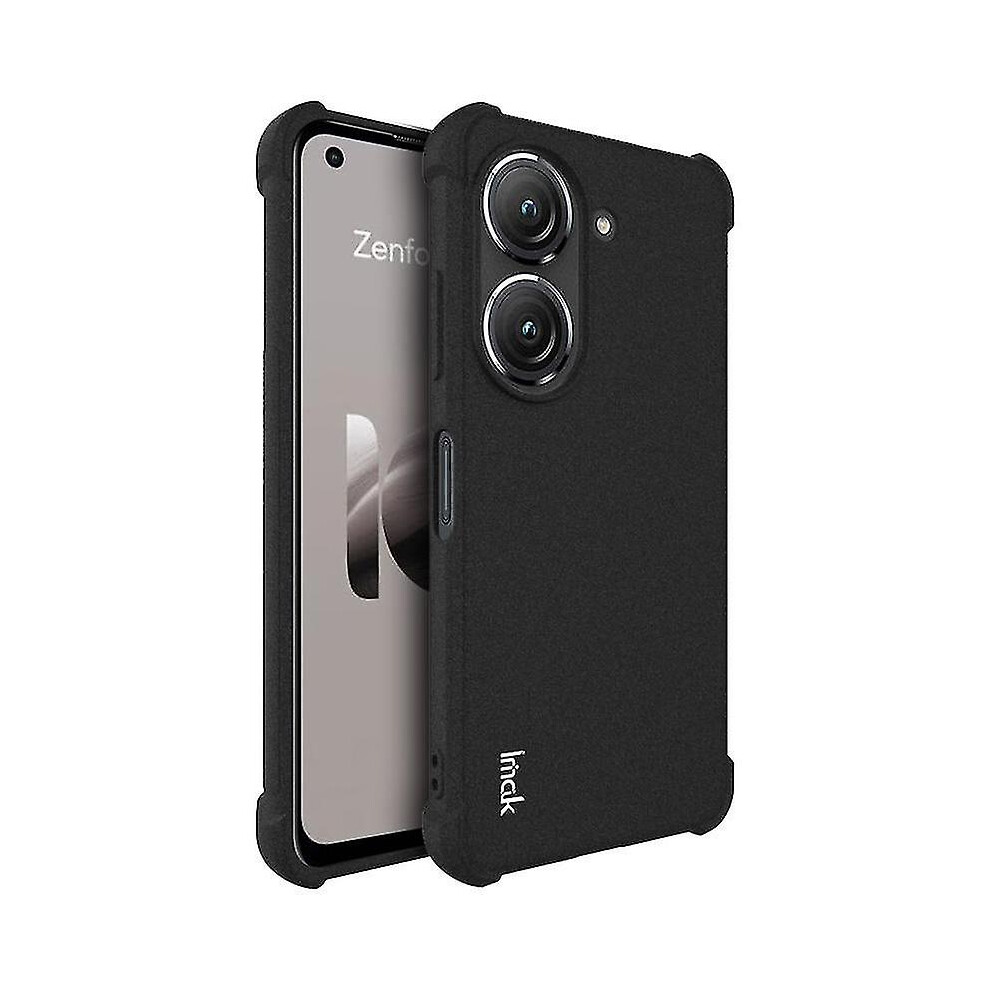 (Black) Imak For Asus Zenfone 10 5G Matte Phone Protective Case Soft Tpu Shockproof Back Cover Black 9033322357409