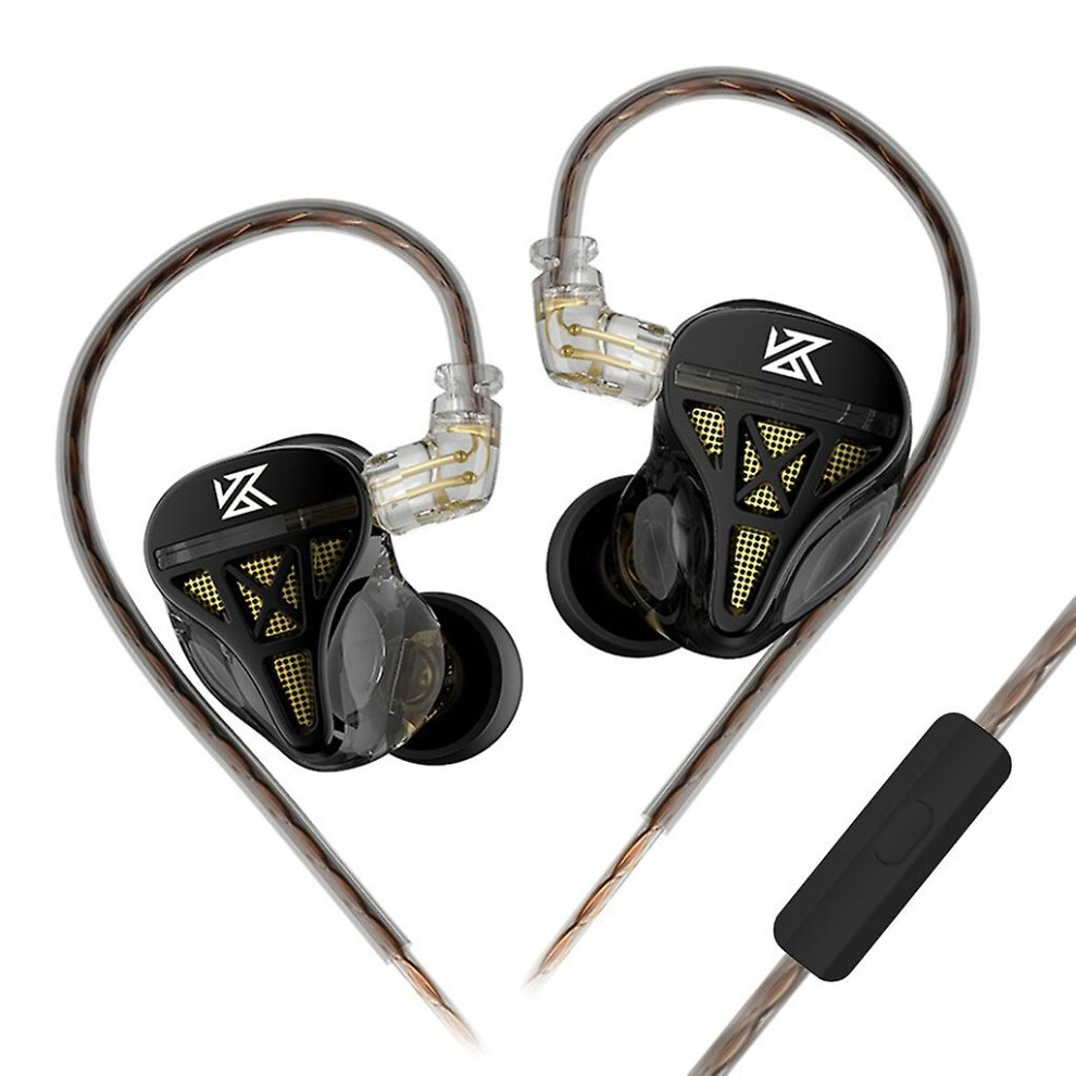 2023 Kz-Dqs Earphone Hifi Sound Dynamic In-Ear Wired Earphones With Microphone 9048217130142