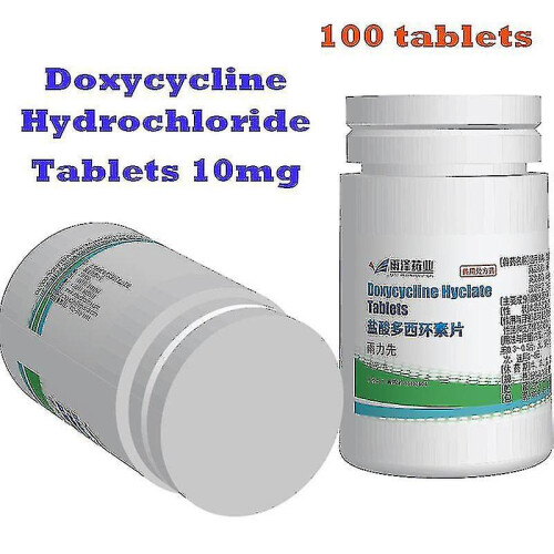 1 Bottle Doxycycline Hydrochloride 10mg Anticatarrhals 100 2