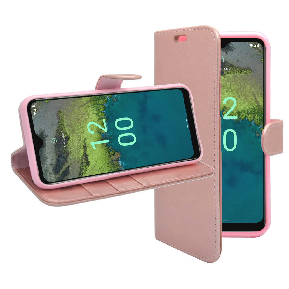 rose-gold--for-nokia-c12-case-wallet-flip-phone-cover