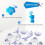 100pcs Transparent Suction Cups, Plastic Suction Cups, Pads Without Hooks For Outdoor, Kitchen,bath 5