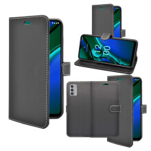 (Black) For Nokia G42 5G Case Wallet Flip Phone Cover