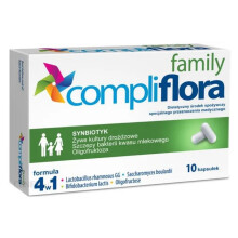 COMPLIFLORA FAMILY X 10 KAPS synbiotyk sanprobi