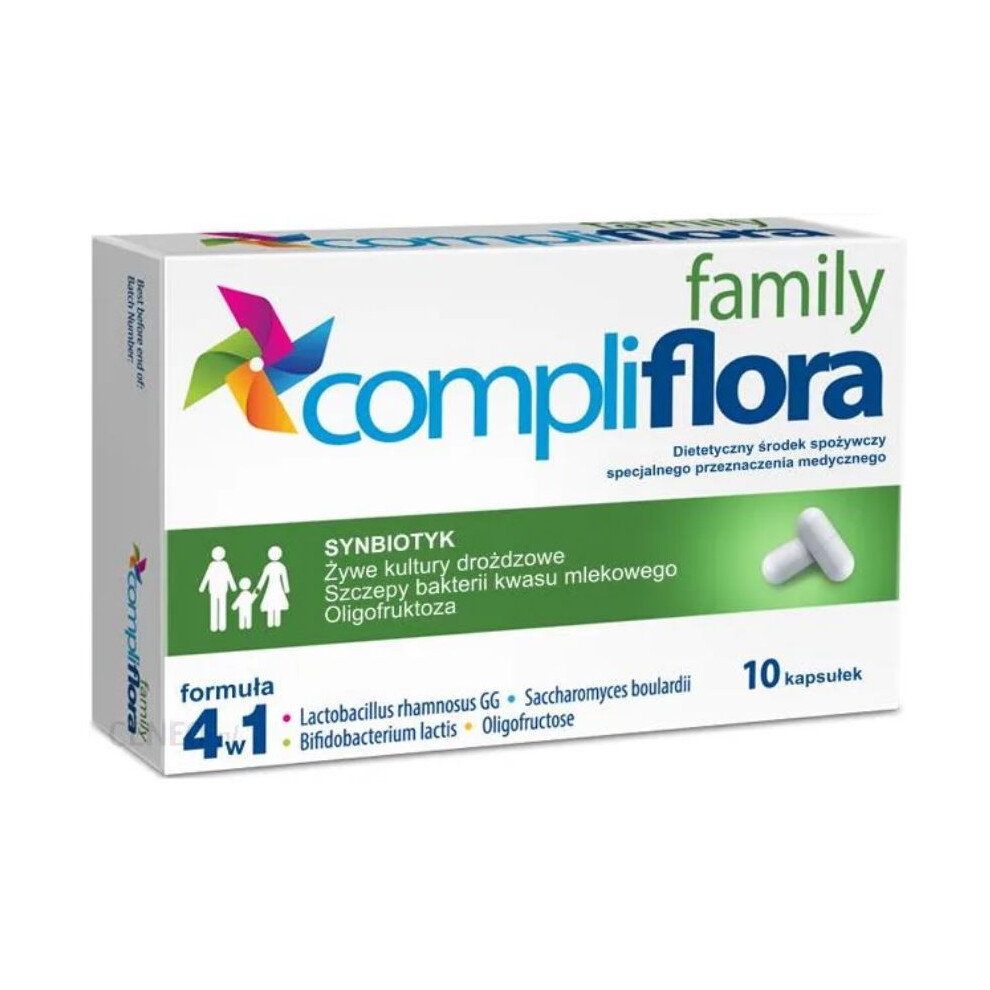 Polskie Suplementy Compliflora Family X 10 Kaps Synbiotyk Sanprobi