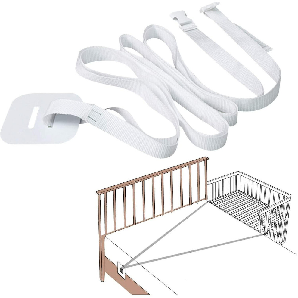 Aby Bed Strap, Bed Attachment Bed Straps For Cot, Side Bed Guard For Toddler