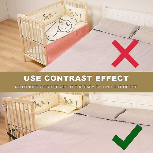 Aby Bed Strap, Bed Attachment Bed Straps For Cot, Side Bed Guard For Toddler 1