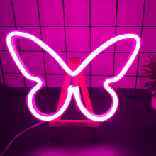 Pink Butterfly Neon Light Butterfly Neon Sign Usb