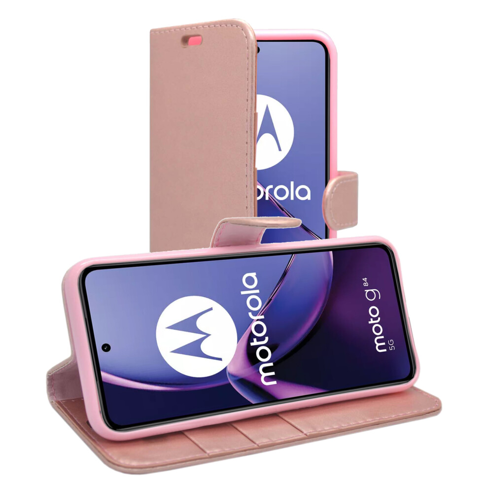 rose-gold--for-motorola-g84-5g-case-wallet-flip-phone-cover