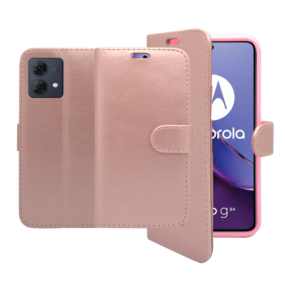 rose-gold--for-motorola-g84-5g-case-wallet-flip-phone-cover