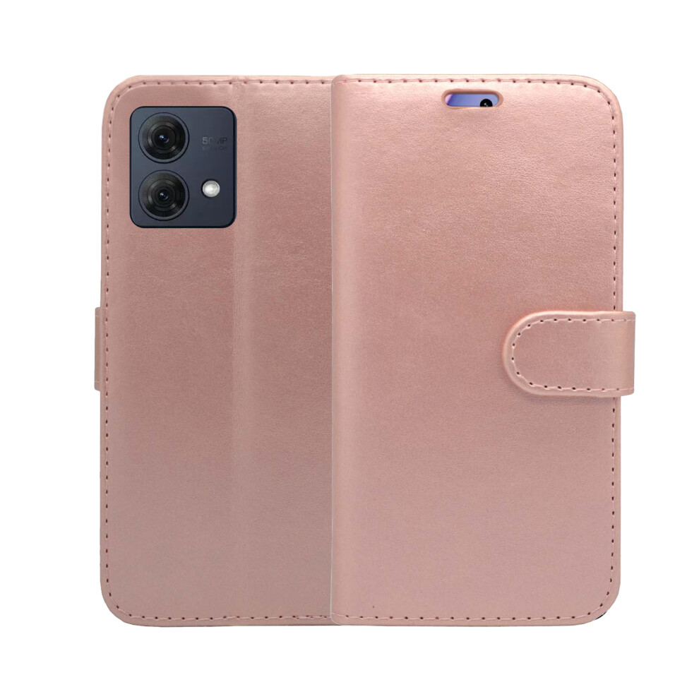 rose-gold--for-motorola-g84-5g-case-wallet-flip-phone-cover