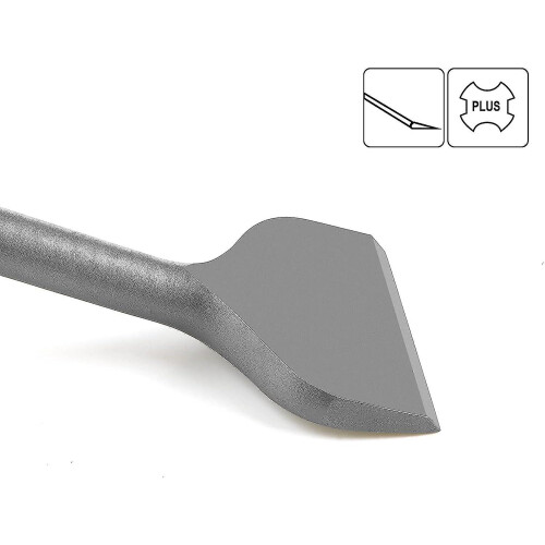 Sds Plus Chisel 2pcs Tile Removing Chisel Sds-plus Cranked Chisel Bits Wide 75x165mm 2