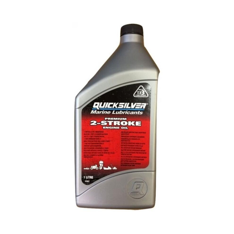 Quicksilver Premium 2 Cycle (2 Stroke) Outboard Oil 1L 745061738584